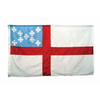 Episcopal 3'X5' Nylon Flag