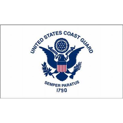 Mini Coast Guard 4" x 6" Flag