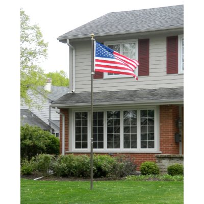 16' Telescoping Flagpole - Bronze