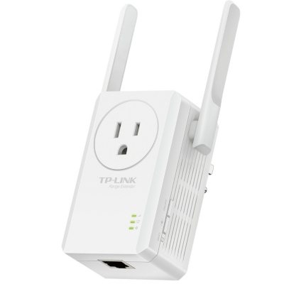 TP-Link 300Mbps WiFi Range Extender With Power Outlet Pass-through