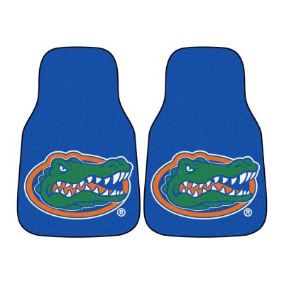 NCAA Florida 2-Piece Carpeted Car Mats - 18" x 27"