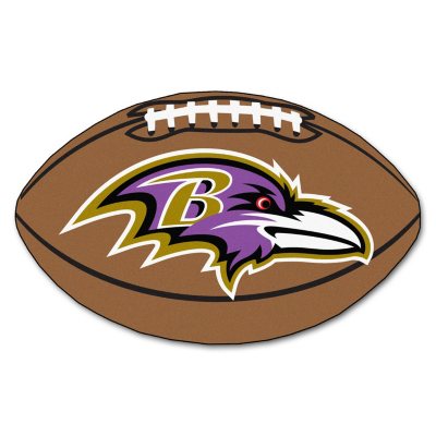 NFL Baltimore Ravens Football Rug - 22" x 35"