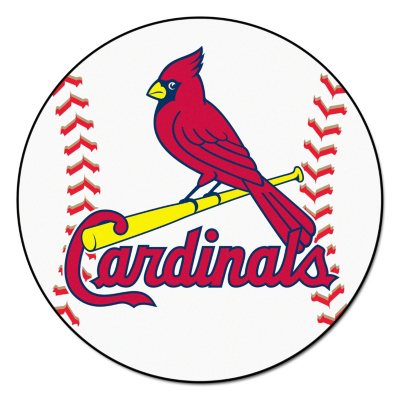 MLB St. Louis Cardinals Baseball Mat - 27" Diameter