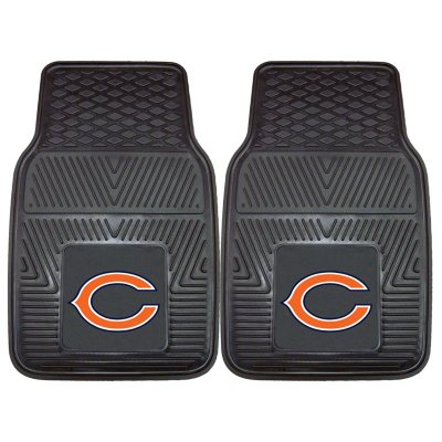 NFL Chicago Bears Heavy-Duty 2-Piece Vinyl Car Mats - 18" x 27"
