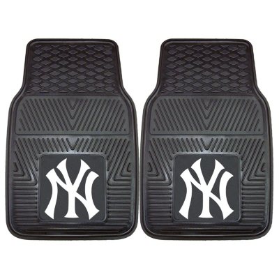MLB New York Yankees Heavy-Duty 2-Piece Vinyl Car Mats - 18" x 27"