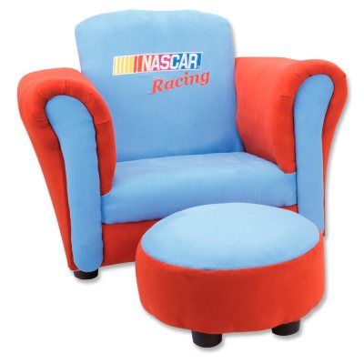 Trend Lab Chair and Ottoman - Nascar