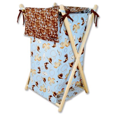 Trend Lab Hamper - Cowboy Baby