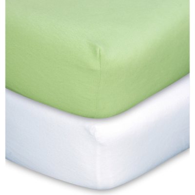 Trend Lab Crib Sheet - Sage & White