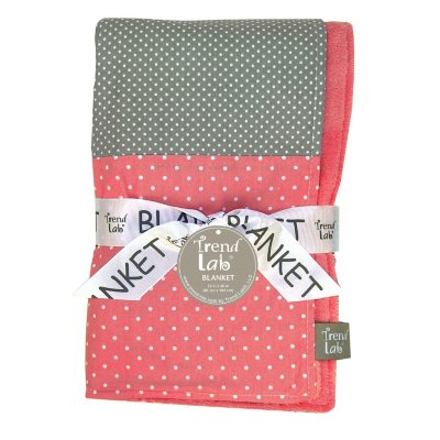 Trend Lab Receiving Blanket, Cocoa Coral