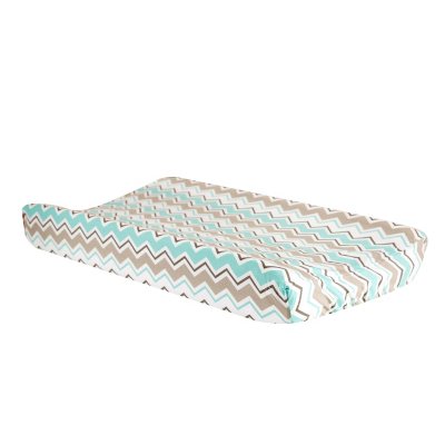 Trend Lab Changing Pad Cover, Seashore Waves Chevron