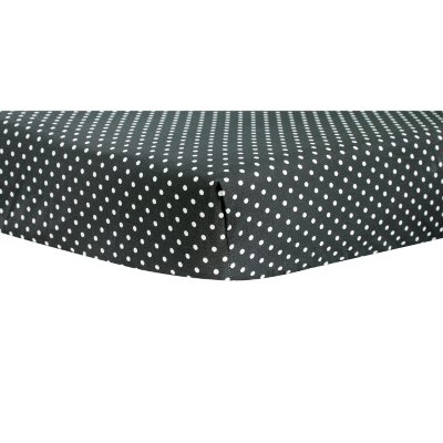 Trend Lab Crib Sheet, Bedtime Gray Dot