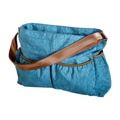 Trend Lab Crinkle Tote Diaper Bag, Blue