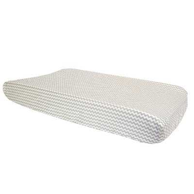 Trend Lab Changing Pad Cover, Dove Gray Chevron