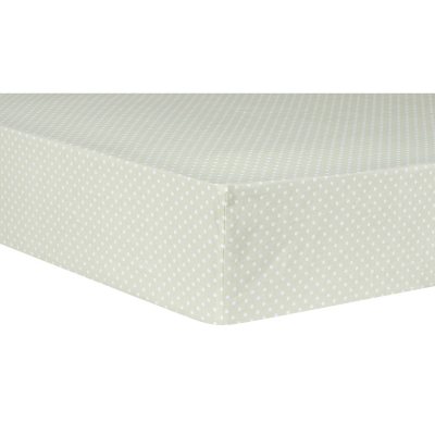 Trend Lab Fitted Crib Sheet, Sea Foam Dot