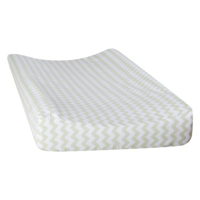Trend Lab Changing Pad Cover, Sea Foam Chevron