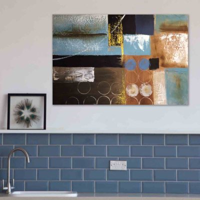 Canvas Oil Painting - Hand-Painted Abstract #4