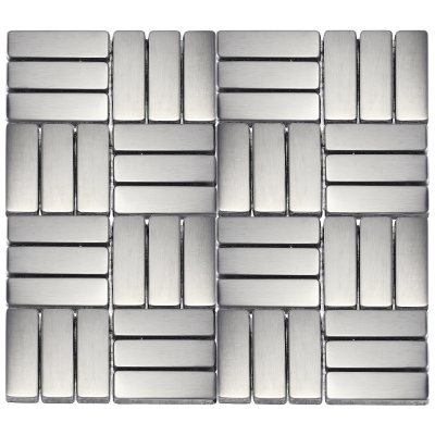 Small Rectangle Stainless Tile - 6 - 10" x 10" Sheets
