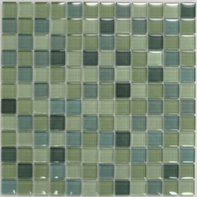 Light Green Mosaic Glass Tile - Sample