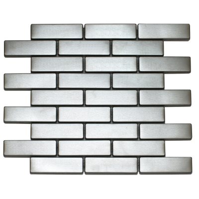 Large Rectangle Stainless Tile - Sample
