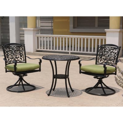 Renaissance Outdoor Patio Bistro Set - 3 pc.