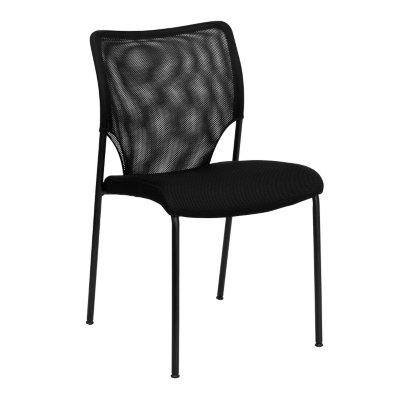 Hercules - Mesh Stacking Chair, Black