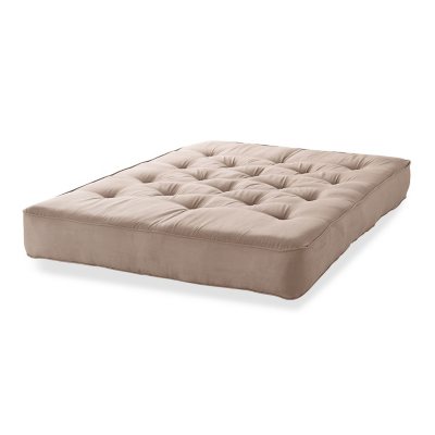 UPC 847354020373 product image for Simmons Beautyrest Queen 8in Taupe Futon Mattress | upcitemdb.com