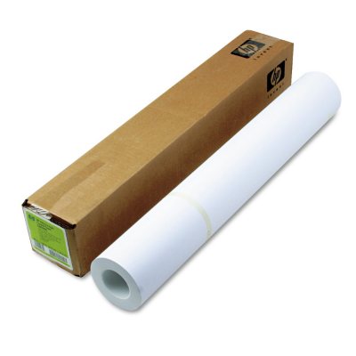 HP Designjet Inkjet Large Format Paper, 6.6 mil, 24