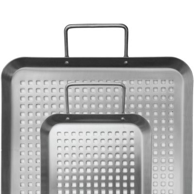 Backyard Classic Professional Gourmet Stainless Steel Grilling Trays