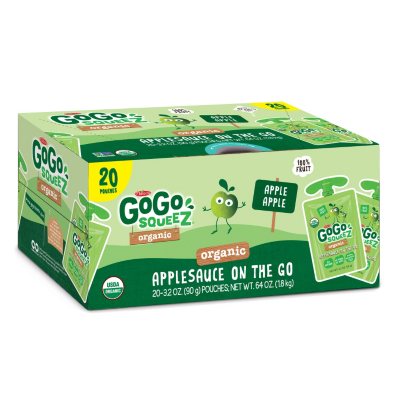 UPC 848860040824 product image for GoGo SqueeZ Organic Applesauce (3.2 oz, 20 ct.) | upcitemdb.com