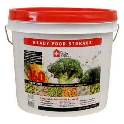 The Ready Project Freeze Dried Vegetables Variety Kit (160 servings)