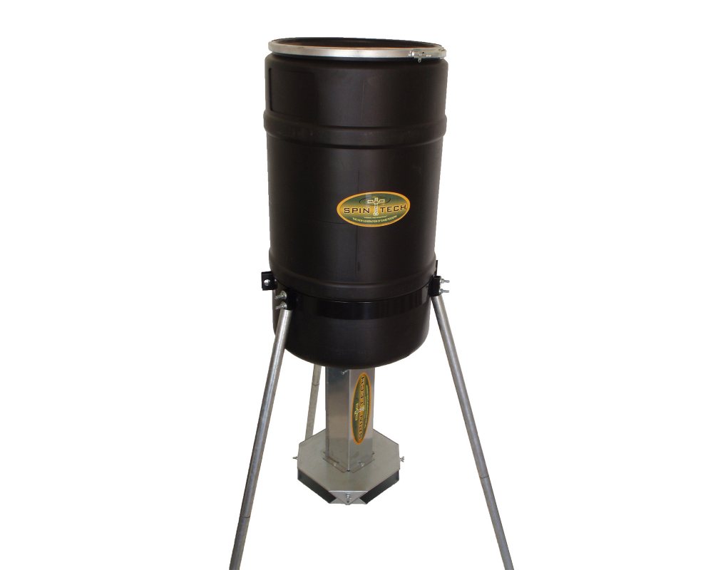 Spintech 6 Tripod Poly Barrel Protein Feeder Tube And Plates On