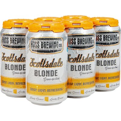 Huss Scottsdale Blonde Ale Fl Oz Can Pk Sam S Club