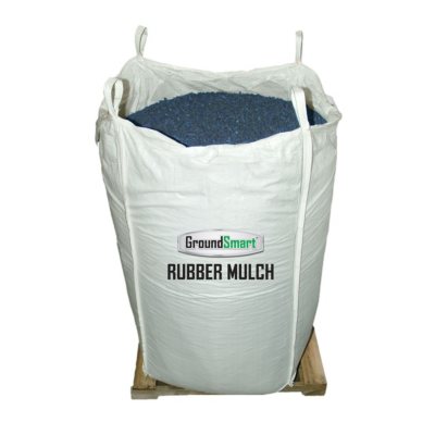 GroundSmart Rubber Mulch - Blue 1000 lb. SuperSack