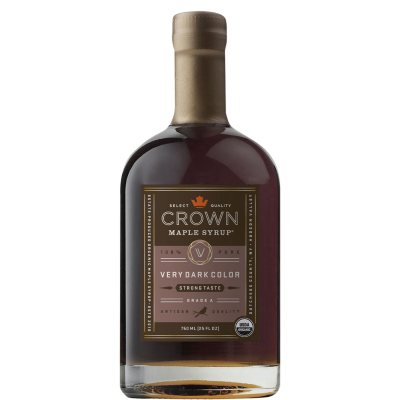 UPC 852913003247 product image for Crown Maple Very Dark Color Maple Syrup (25 fl. oz.) | upcitemdb.com