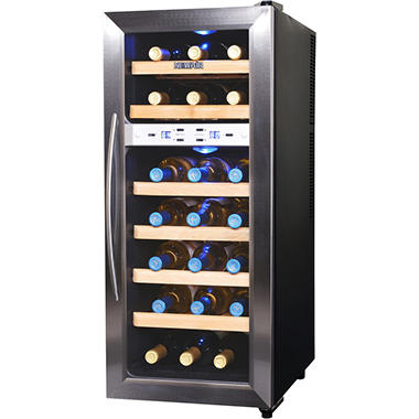 NewAir 21-Bottle Stainless Steel Dual-Zone Wine  AW-211ED