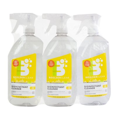 UPC 855878003000 product image for Boulder Clean Disinfectant Spray, Lemon (28 oz, 3 pk.) | upcitemdb.com