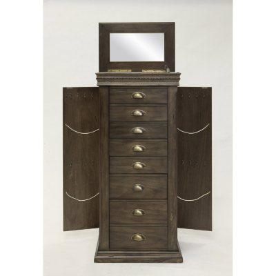 UPC 856942005098 product image for Hives & Honey Madison Jewelry Armoire - Grey Wash | upcitemdb.com