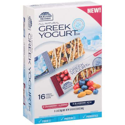 Rickland Orchards Greek Yogurt Bar Variety Pack - 1.41 oz. - 16 ct.
