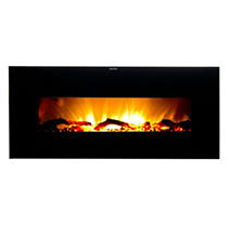 Frigidaire Vwwf-10306 Valencia Widescreen Wall Hanging Electric Fireplace With Remote Control - Blac