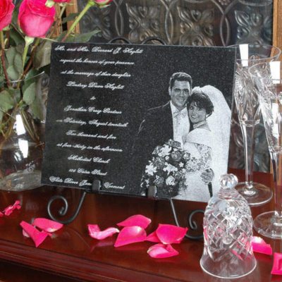 Personalized Granite Etching - 8.5" x 11"