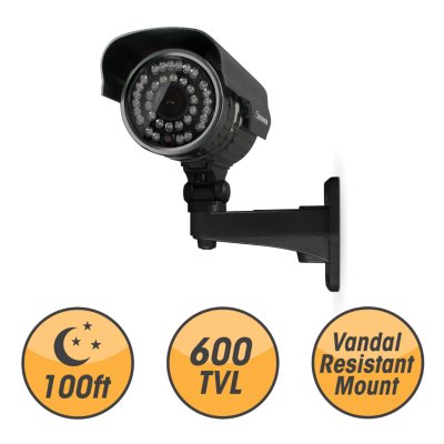 Defender Ultra High-Res 600TVL 100ft Night Vision Indoor/Outdoor Surveillance Camera