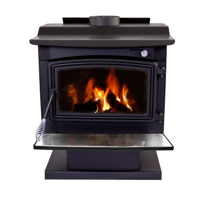 Pleasant Hearth Large Wood-Burning Stove - Heats up to 2,200 Sq. Ft.