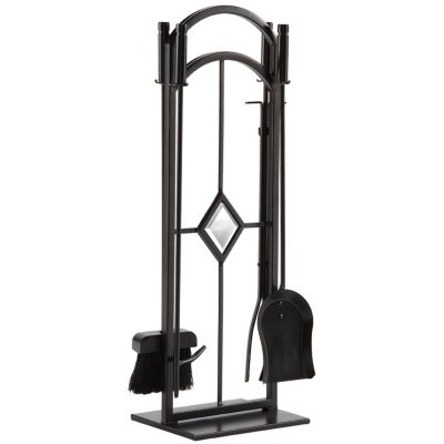 Pleasant Hearth Diamond Style 5-Piece Fireplace Tool Set