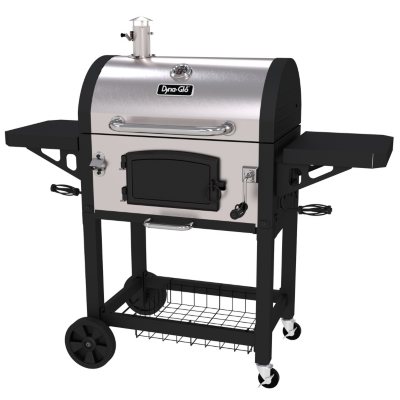Dyna-Glo Heavy Duty Stainless Charcoal Grill - 686 sq. in.