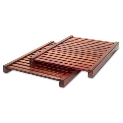 Deluxe Adjustable Tower Shelf - Mahogany - 2 pk.