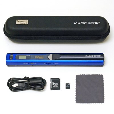 D - VuPoint Magic Wand Portable Digital Scanner - Blue