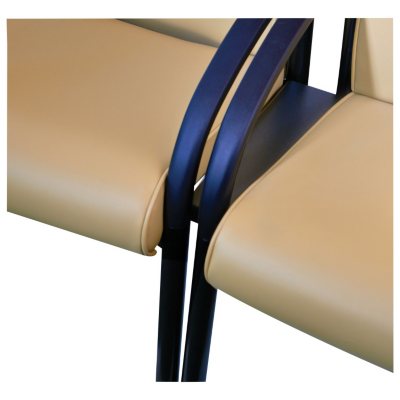 La-Z-Boy Contract Gratzi Reception Series Ganging Steel Bracket, Black