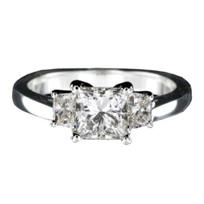 1.30 ct. t.w. Princess-Cut Diamond Ring (I, SI2)