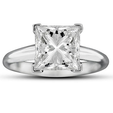 04 ct. Princess-Cut Diamond Ring (G, VS1)