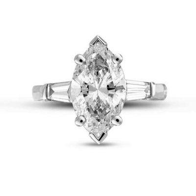 2.32 ct. t.w. Marquise Diamond Ring (E, SI1)